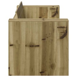 Canapé de jardin 2 places 134x60x62 cm Bois de pin traité 