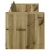 Canapé de jardin 2 places 134x60x62 cm Bois de pin traité 