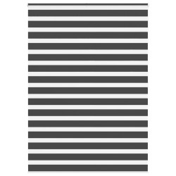 Store zèbre noir 155x200 cm largeur du tissu 150,9 cm polyester 