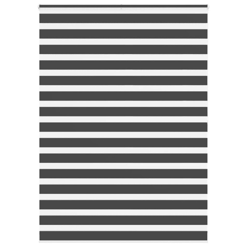 Store zèbre noir 155x200 cm largeur du tissu 150,9 cm polyester 