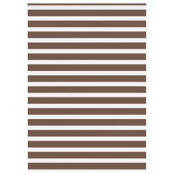 Store zèbre marron 155x200cm largeur du tissu 150,9cm polyester 