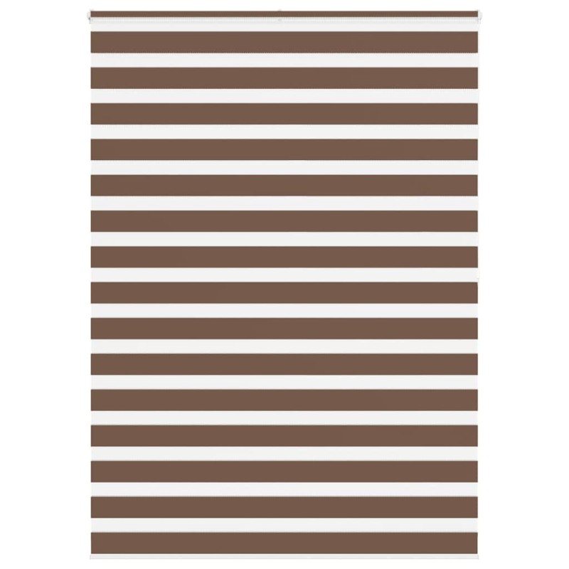 Store zèbre marron 155x200cm largeur du tissu 150,9cm polyester 