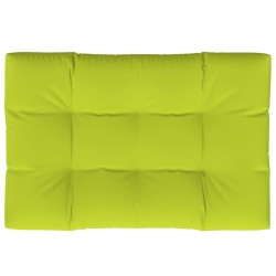 Coussin de palette vert vif 120x80x12 cm tissu 