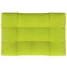 Coussin de palette vert vif 120x80x12 cm tissu 