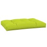 Coussin de palette vert vif 120x80x12 cm tissu 