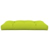 Coussin de palette vert vif 120x80x12 cm tissu 