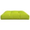 Coussin de palette vert vif 120x80x12 cm tissu 
