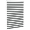 Store zèbre gris foncé largeur du tissu 150,9 cm polyester 