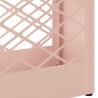 Porte-parapluie rose 28x12x41 cm en acier 