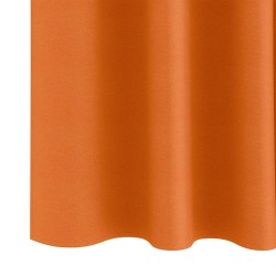 Rideaux 2 pcs Orange vif 140 x 140 cm Polyester 