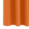 Rideaux 2 pcs Orange vif 140 x 140 cm Polyester 