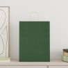 Sacs en papier 50 pcs avec poignées vert 32x12x42 cm 