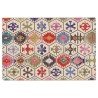 Tapis lavable multicolore 120x180 cm antidérapant 