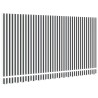 Tissu de remplacement pour auvent pour cadre de 4x2 m en anthracite et blanc 