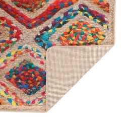 Tapis lavable multicolore 120x180 cm antidérapant 