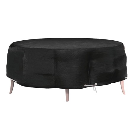 Housse pour salon îlot 8 œillets Ø188x50 cm rond 