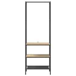 Portant à vêtements avec étagères Chêne sonoma 60 x 30 x 171 cm 
