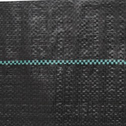 Membrane anti-mauvaises herbes noir 4x100 m PP 