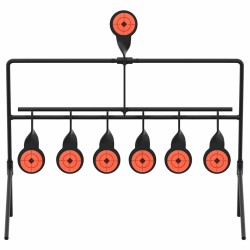 Cible de tir Noir 40 x 34 x 53 cm Acier 