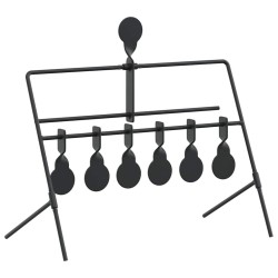 Cible de tir Noir 40 x 34 x 53 cm Acier 