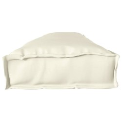 Coussin pour banc en palette , crème, 200 x 40 x 8 cm. Tissu Oxford. 
