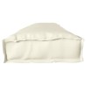 Coussin pour banc en palette , crème, 200 x 40 x 8 cm. Tissu Oxford. 