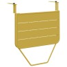 Table de balcon suspendue pliable - Or, 60x40 cm, Acier 
