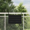 Table de balcon pliable Noir 60x40 cm en acier 