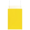 Sacs en papier 50 pcs avec poignées jaune 32x17x25 cm 