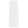 Rideaux avec des rideaux 2 pcs Blanc 140 x 245 cm Polyester 