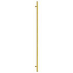 Poignées d'armoire 10 pcs doré 480 mm acier inoxydable 
