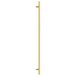 Poignées d'armoire 10 pcs doré 480 mm acier inoxydable 