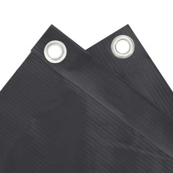 Écran d'intimité de balcon anthracite 800x120 cm PVC 