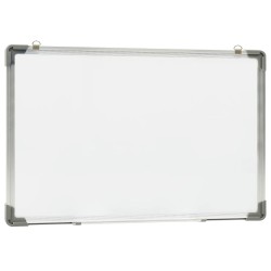 Tableau blanc magnétique effaçable à sec Blanc 50x35 cm Acier 
