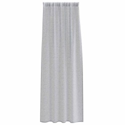 Rideaux 2 pcs Gris foncé 140 x 245 cm Polyester 