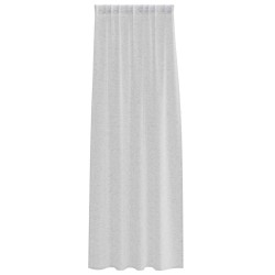 Rideaux 2 pcs Gris clair 140 x 245 cm Polyester 