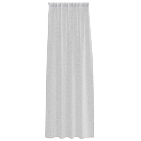 Rideaux 2 pcs Gris clair 140 x 245 cm Polyester 