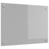 Éclairage de Backsplash de Cuisine Gris Clair 70x50x0,6 cm Verre Trempé 