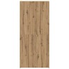 Armoire à chaussures Chêne artisanal 80x35,5x180 cm Bois d'ingénierie 