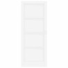 Porte intérieure "ORKDAL" blanche 83x211x4 cm en bois massif pin 