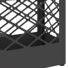 Support de parapluie noir - 28x12x41 cm en acier 