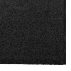 Tapis de porte lavable noir 120x400 cm 