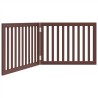 Barrière pour chien pliable 2 panneaux 160 cm bois de peuplier 