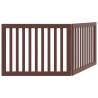 Barrière pour chien pliable 2 panneaux 160 cm bois de peuplier 