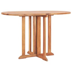 Table pliable de jardin papillon 120x70x75 cm Bois teck solide 