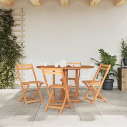 Table pliable de jardin papillon 120x70x75 cm Bois teck solide 