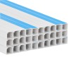 Goulotte de câble auto-adhésive 33x33 mm 30 m PVC 