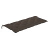 Banc de jardin avec coussin 120 cm Bambou 