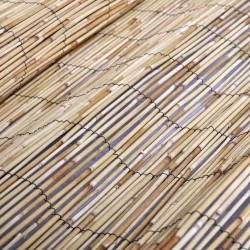 Clôture en roseau de jardin 400 x 140 cm 