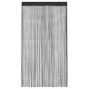 Rideau en fils 2 pcs 100 x 250 cm Noir 